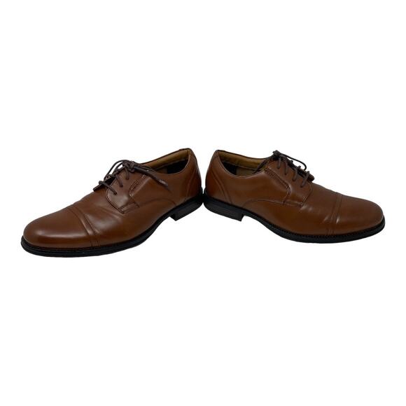 Dockers Men’s Size 11.5 Garfield Business Dress Shoes Brown Lace Up Comfort - Picture 6 of 9